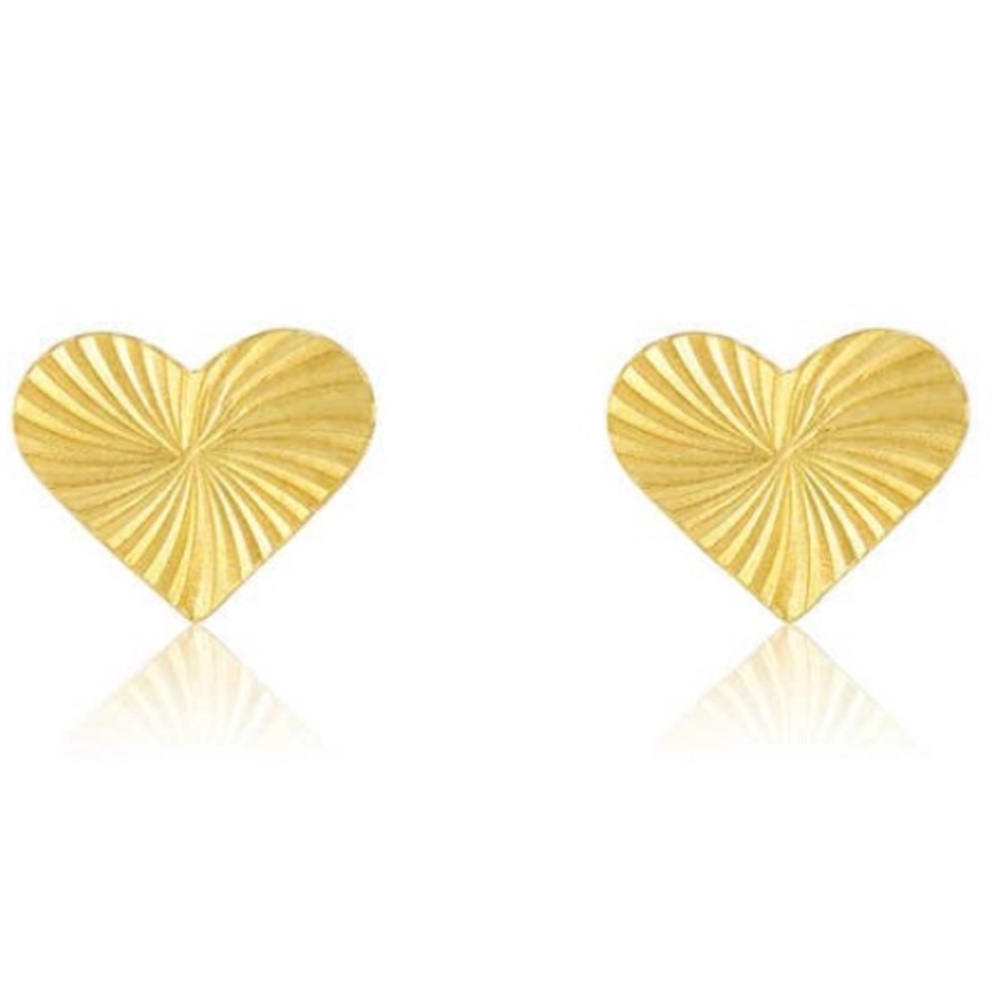 Sterling Forever Heart Earrings
